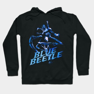 Blue Superhero Beetle Hoodie